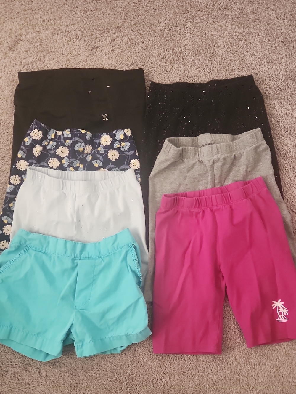 Lot Of Girls Shorts Size 6/6x
